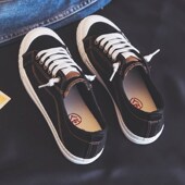 女2026夏季 一脚蹬休闲运动板鞋 新款 子软底懒人鞋 透气鞋 人本帆布鞋