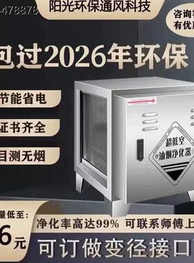 低空油烟净化器商用烧烤