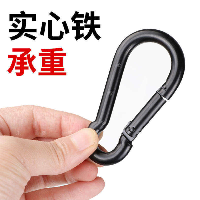 绳扣锁扣卡铁镀锌锁扣安全扣卡扣挂钩保险扣栓牛锁扣狗链锁扣弹簧
