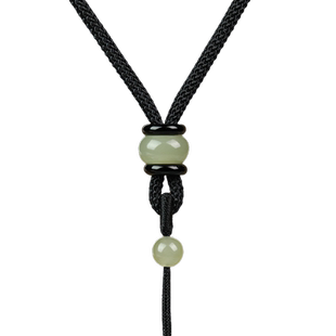 递祥新品和田玉项链绳玉牌挂绳观音玉器黄金挂脖绳子吊坠绳可调绳