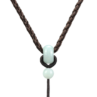 吊坠挂绳翡翠观音玉佛貔貅挂绳玉吊坠绳可调节男女编织挂坠项链绳