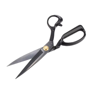 大吉作裁缝剪刀服装裁布家用10寸12寸工业缝纫皮革剪刀左右手剪