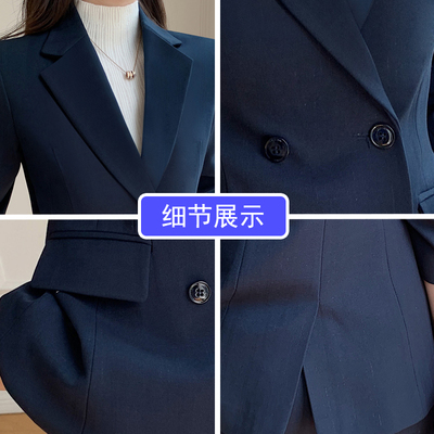 莞帛常规通勤长袖气质西装洋气