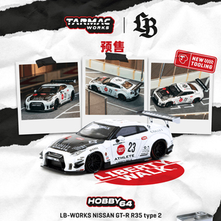 [Oseky]TarmacWorks TW 日产 NISSAN GTR R35 type 2 白 合金