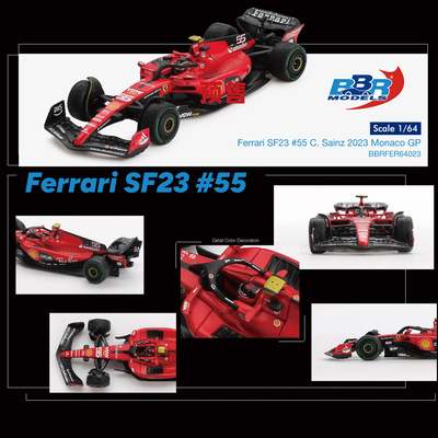 [Oseky]BBR Ferrari SF23 55 C. Sainz 2023 GP BBRFER64023