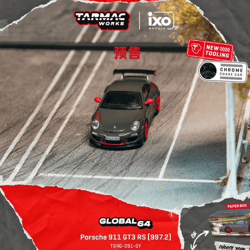 [Oseky]TarmacWorks TW 保时捷 Porsche 911 GT3 RS 997.2 合金
