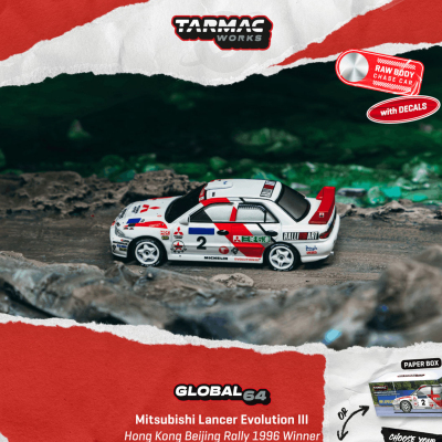 [Oseky]TarmacWorks TW 三菱 EVO Evolution III Rally 1996