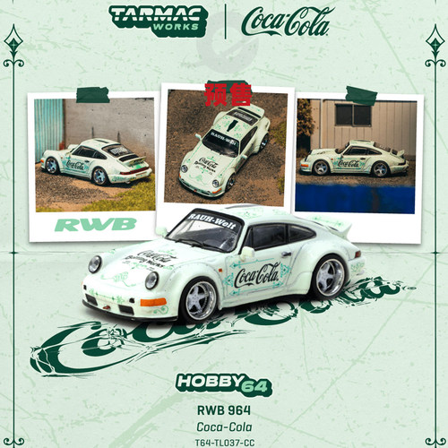 [Oseky]TarmacWorks TW RWB 964 Coca-Cola 可口可乐