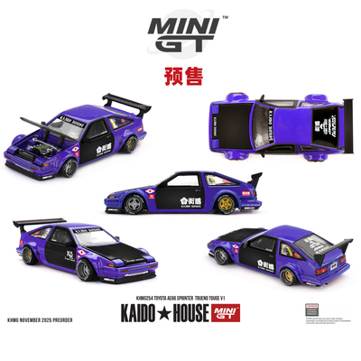 [Oseky]MINIGT KAIDOHOUSE 丰田 AE86 Sprinter Trueno 254 合金