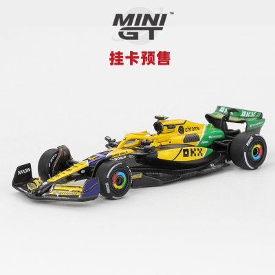 [Oseky]MINIGT 吸塑挂卡 迈凯伦 McLaren MCL38 4号 2024 F1 1164