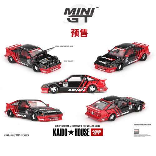 [Oseky]MINIGT KAIDOHOUSE 丰田 AE86 Sprinter Trueno ADVAN 214