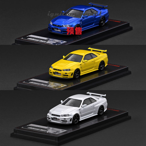 [Oseky]IgnitionModel IG 日产 GTR BNR34 NISMO 三色 合金 1:64