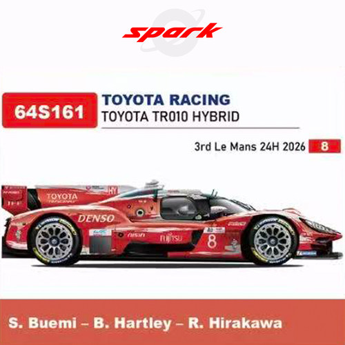 [Oseky]Spark 丰田 TR010 Hybrid 8号 2026 勒芒 64S161