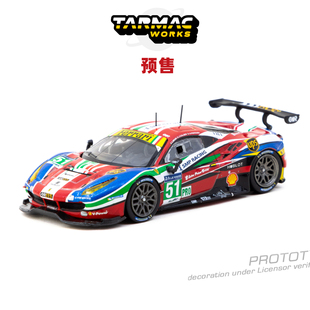 TarmacWorks Oseky Ferrari 488 法拉利 24h 2016 勒芒 GTE