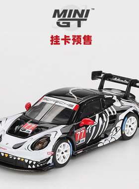 [Oseky]MINIGT 吸塑挂卡 保时捷 911 GT3 R 77号 AO Racing 1143