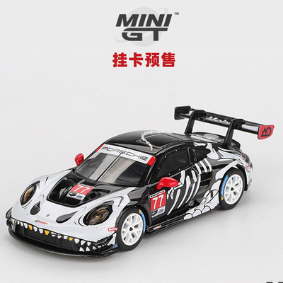 [Oseky]MINIGT 吸塑挂卡 保时捷 911 GT3 R 77号 AO Racing 1143