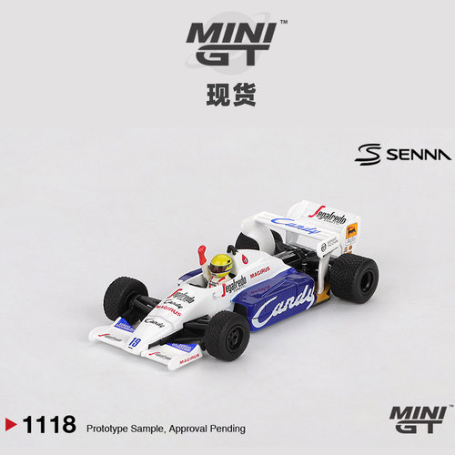 [Oseky]现货 MINIGT 托尔曼 Toleman TG184 19 Senna 1984 1118