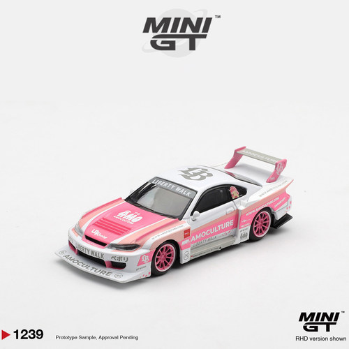 [Oseky]现货 MINIGT 挂卡 日产 SILVIA S15 LB Kaido 1239