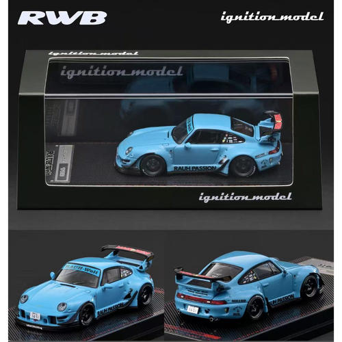 [Oseky]IgnitionModel IG RWB 993  Light Blue 浅蓝 合金 1:64
