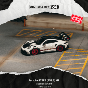 [Oseky]TarmacWorks TW 保时捷 Porsche GT3RS 992.2 MR 白红