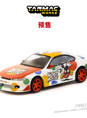 [Oseky]TarmacWorks TW 日产 VERTEX Silvia S15 米奇 合金 1:64