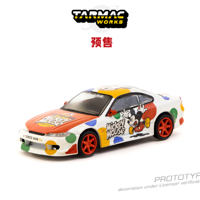 [Oseky]TarmacWorks TW 日产 VERTEX Silvia S15 米奇 合金 1:64