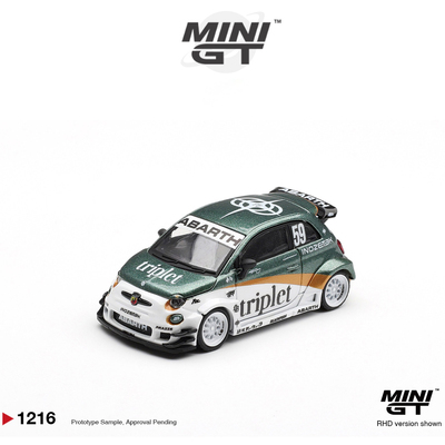 [Oseky]现货 MINIGT 阿巴斯 Abarth 595 TY 特别版 1216 合金1:64