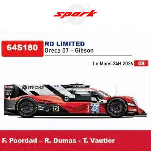 [Oseky]Spark Oreca 07 Gibson LMP2 48号 2026 勒芒 64S180