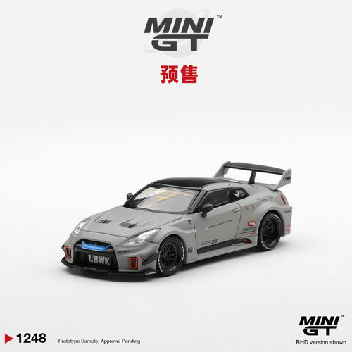 [Oseky]MINIGT 日产 NISSAN LB 35GT-RR Ver.1 1248 哑光灰