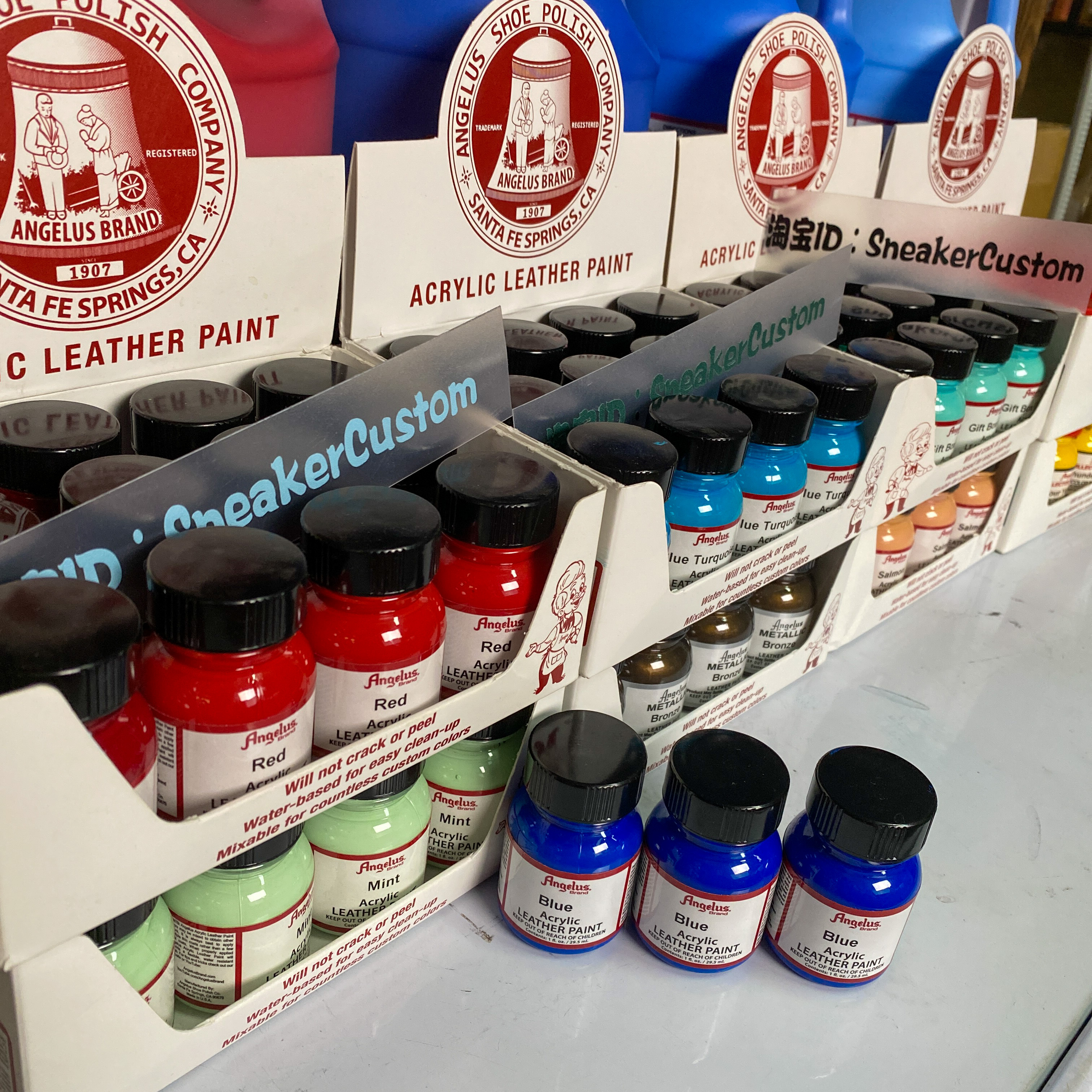 angelus皮革水性颜料球鞋客制