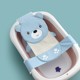 新生婴儿洗澡躺托悬浮浴垫浴盆网兜小孩可坐浴架宝宝浴网神器通用