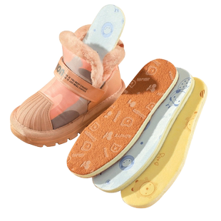 马丁靴儿童保暖鞋垫男女童宝宝小孩专用冬季防寒加绒加厚软棉鞋垫