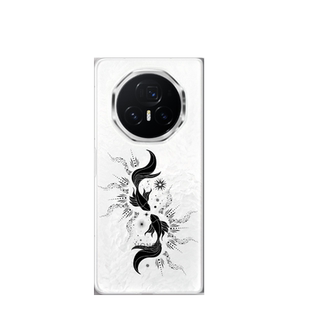 吉格士荣耀MagicV3折叠屏手机膜铰链magicv6背膜中轴膜v5简约保护膜磨砂贴纸后壳透明贴膜个性定制适用于