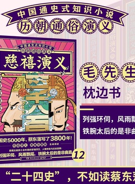 博集天卷现货 赠书签 慈禧演义（思维导图版） 生动讲述慈禧主政四十余里的官场浮沉 人情世故与历史因果 列强环伺 湖南文艺出版社