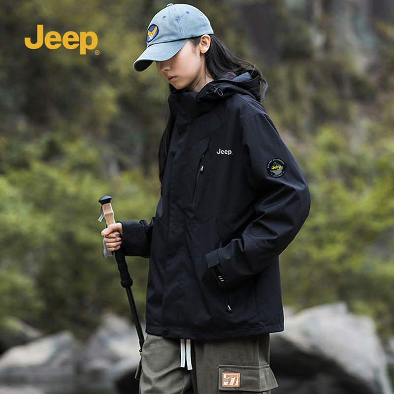 JEEP吉普2026新款男士休闲透气户外防风高级感单件夹克