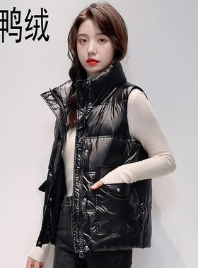 轻薄羽绒服女短款2026年新款立领保暖外套休闲时尚外穿马甲背心