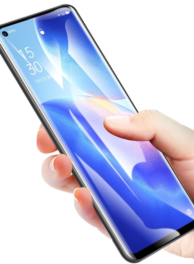 适用opporeno5pro水凝膜oppo手机reno5opporen曲面屏opooreno0pp0ren05钢化op5pr0新款opp50p十屏保rneo壳ppo