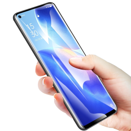 适用opporeno5pro水凝膜oppo手机reno5opporen曲面屏opooreno0pp0ren05钢化op5pr0新款opp50p十屏保rneo壳ppo
