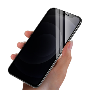 适用iphone苹果12防窥钢化膜12promax防偷窥12pro手机壳pmax二手12pormaxs屏幕mimi十二的p放窥屏膜pm防盗pr0
