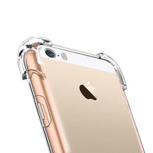 气囊防摔适用iphonese一代手机壳se苹果se1代保护套7老款8全包5se第一代4.0寸后壳iphone旧款se2代5s硅胶透明