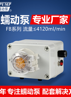 杰恒FB系列蠕动泵大流量实验室小型自吸循环泵24V工业微型抽水泵