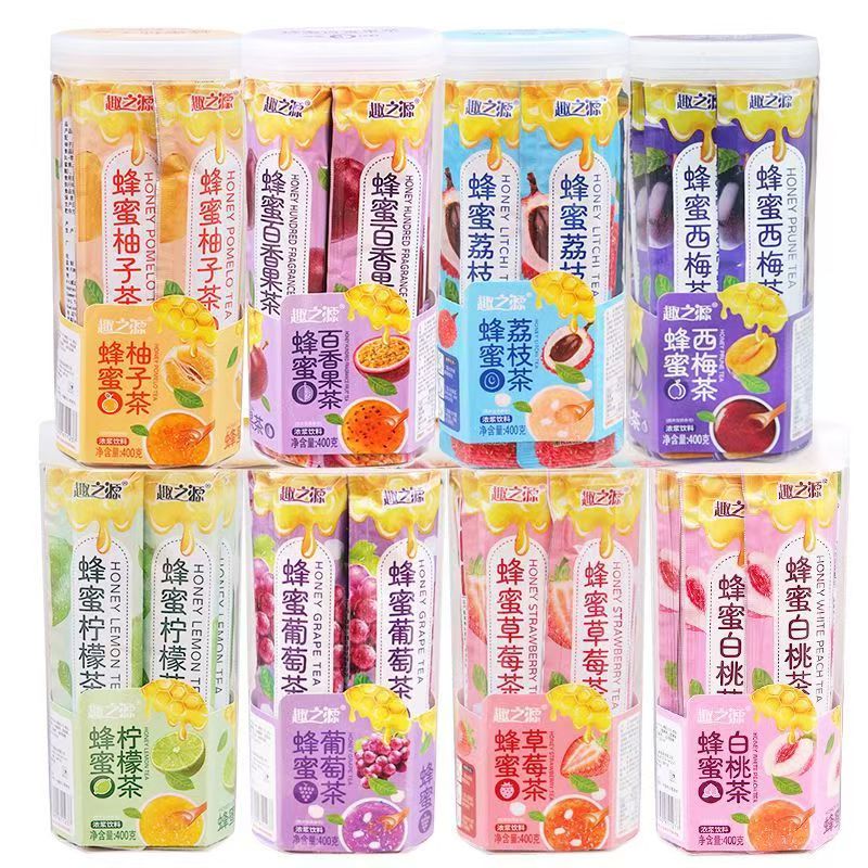 趣之源果茶蜂蜜柚子茶百香果檸檬