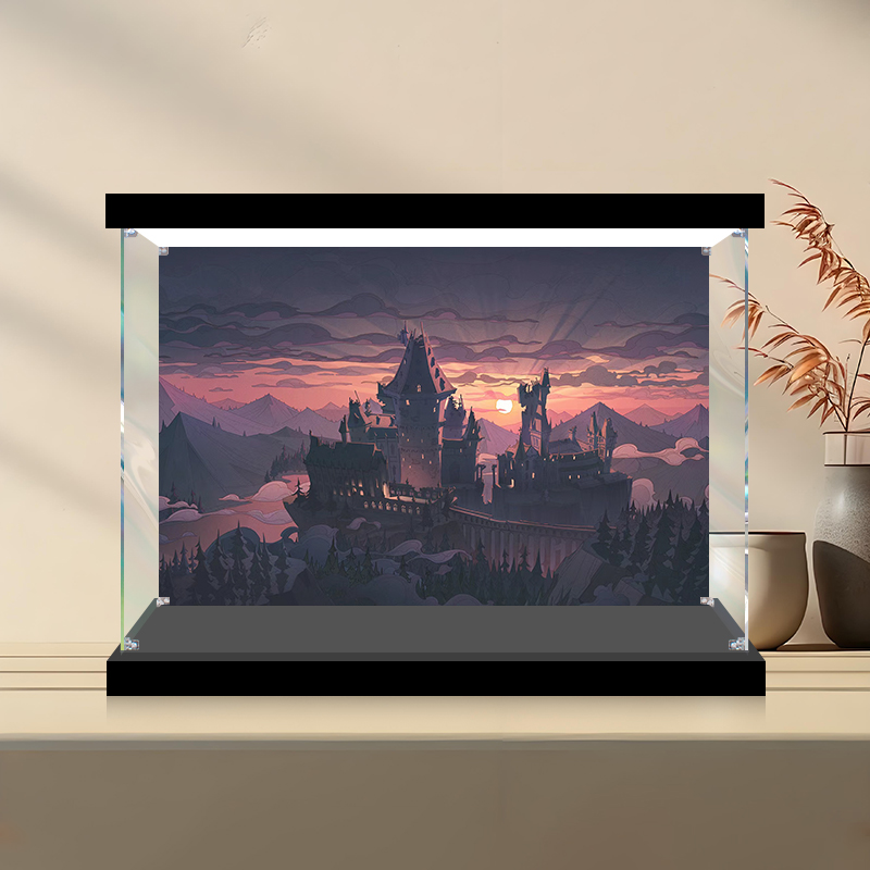 76419霍格沃茨城堡和庭院展示盒