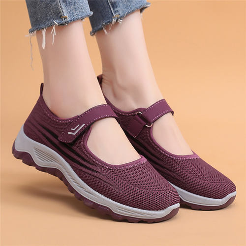 舒适透气老人鞋轻便妈妈鞋