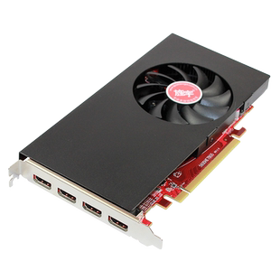 旌宇多屏显卡RX550/W550原生4HDMI高清4K 监控拼接 投影融合 炒股