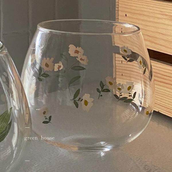 green house  ins植物铃兰花朵不倒翁玻璃杯水杯果汁杯|msdalam kategori pinggan mangkuk, Cup/cawan/cerek, Glass - dari Buy2taobao.com untuk memberikan perkhidmatan ejen Taobao profesional membeli