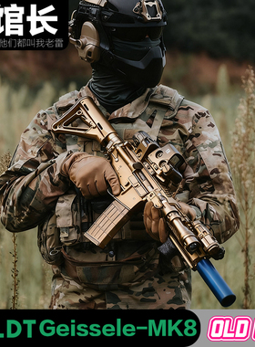LDT Geissele-MK8鱼骨回趟空挂模型电动玩具枪拼装模型