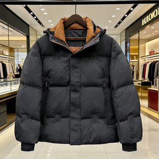 商场专柜撤柜95白鹅绒300克极寒防寒男士高充绒量羽绒服男款加厚