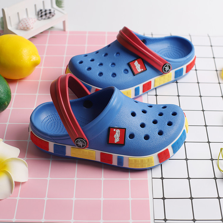 儿童洞洞鞋夏卡通小孩小童中大童男童沙滩鞋室内凉拖软底防滑拖鞋,童鞋/婴儿鞋/亲子鞋,凉鞋,淘宝优惠券,粉丝福利购,淘宝优惠卷