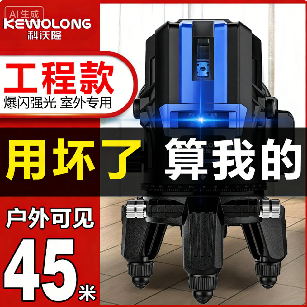 户外绿光水平仪蓝光激光强光红外图片